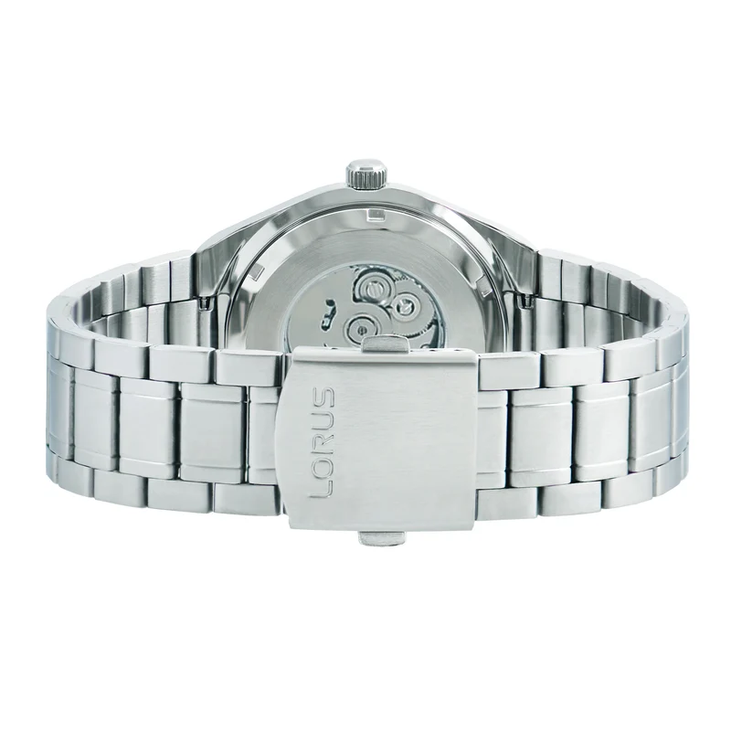 Lorus Classic RL437CX9 Herren Armbanduhr • Automatikwerk mit Datum & Wochentag • Edelstahlgehäuse mit Sichtboden