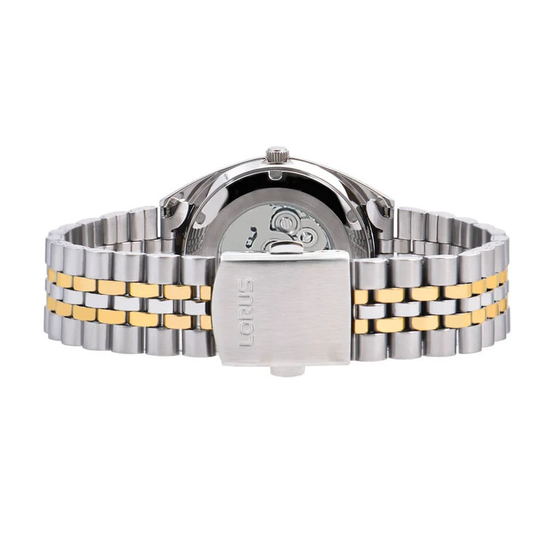 Lorus Classic RL432CX9 Herrenuhr Automatik Silber • Mineralglas • Durchsichtiger Gehäuseboden