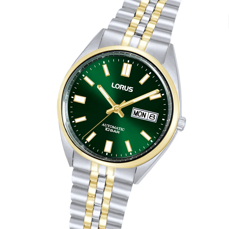 Lorus Classic RL430CX9 Herrenuhr Dunkelgrün • Automatikwerk • Mineralglas