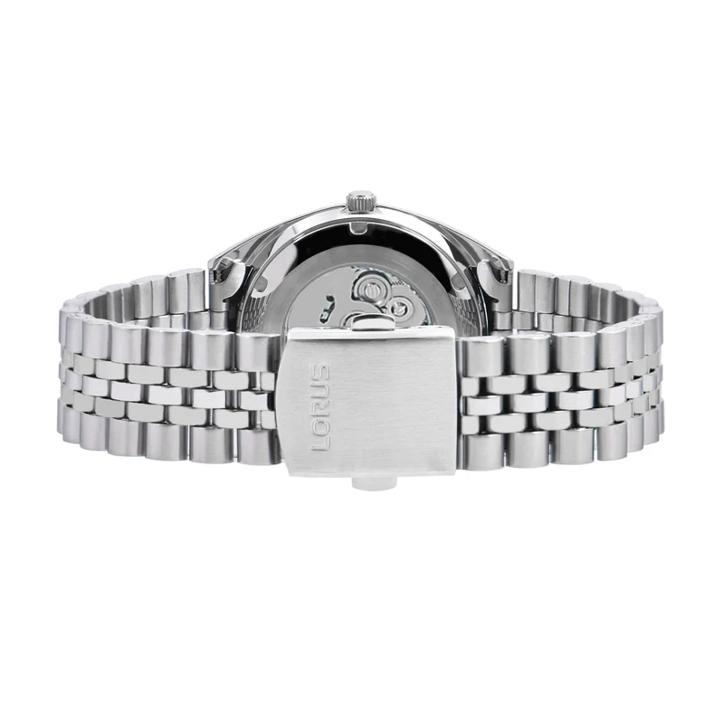 Lorus Classic RL429CX9 Herrenuhr Automatik Dunkelblau • Mineralglas • Edelstahlarmband