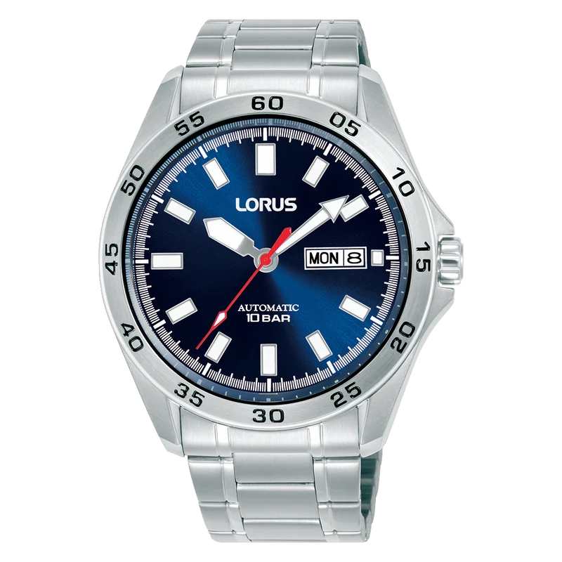 Lorus Classic RL421CX9 Herren Armbanduhr • Automatikwerk • Dunkelblau