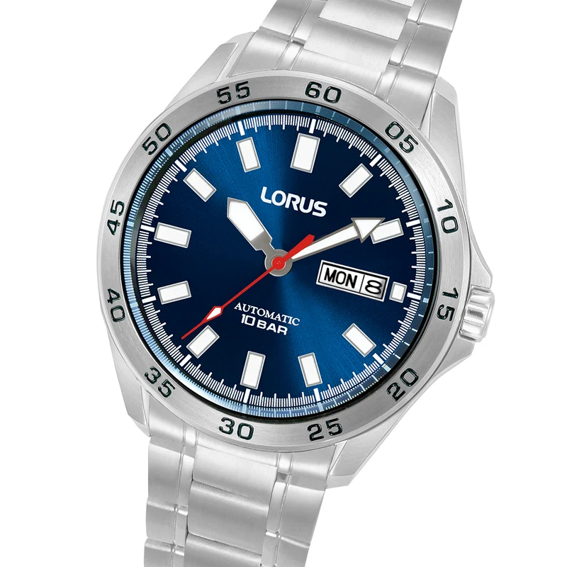 Lorus Classic RL421CX9 Herren Armbanduhr • Automatikwerk • Dunkelblau
