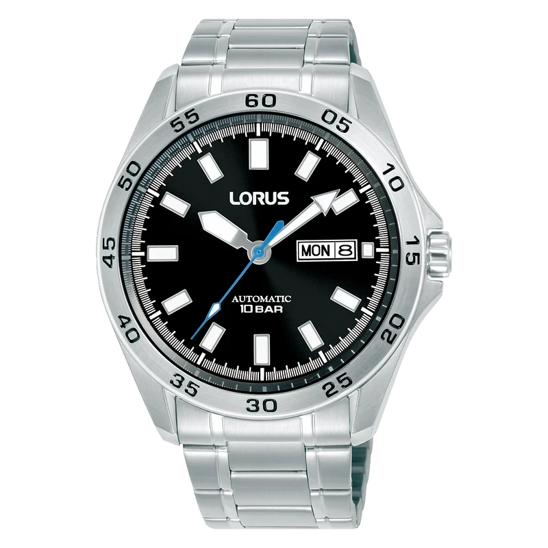 Lorus Sports RL419CX9 Herren Armbanduhr Schwarz • Automatikwerk • Sichtboden