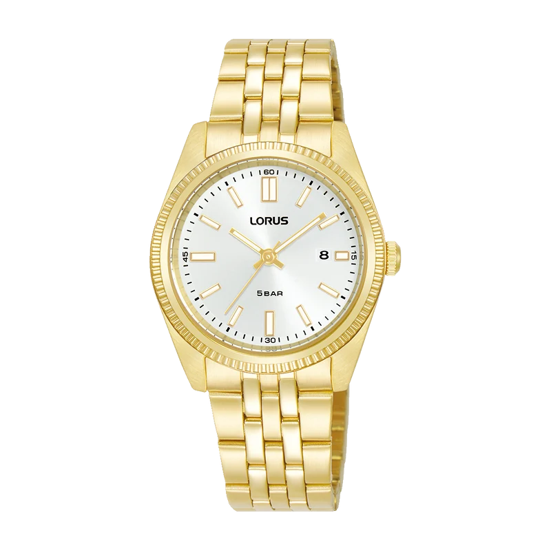 Lorus Classic RJ284BX9 Damen Armbanduhr Silber • Mineralglas • Edelstahlarmband