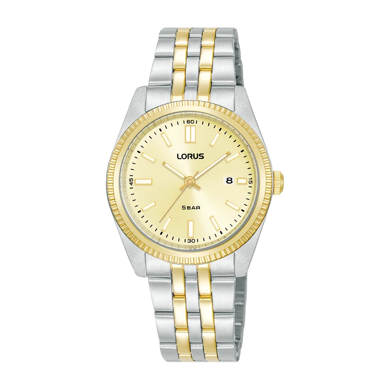 Lorus Classic RJ280BX9 Damen Armbanduhr • Mineralglas • Edelstahlarmband