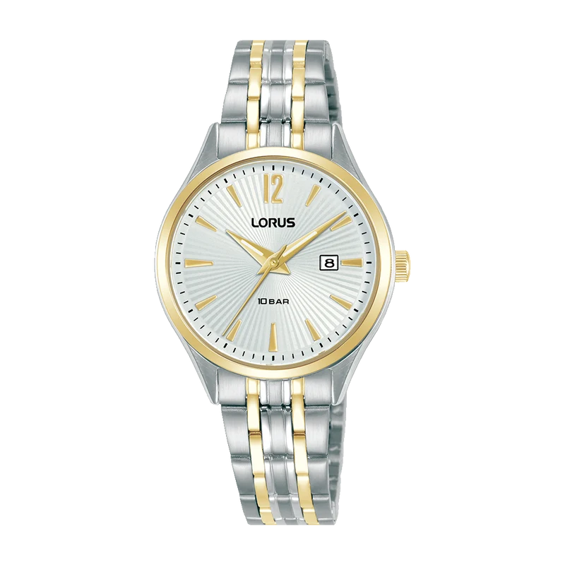 Lorus Classic RJ202CX9 Damen Armbanduhr • Mineralglas • Edelstahlarmband