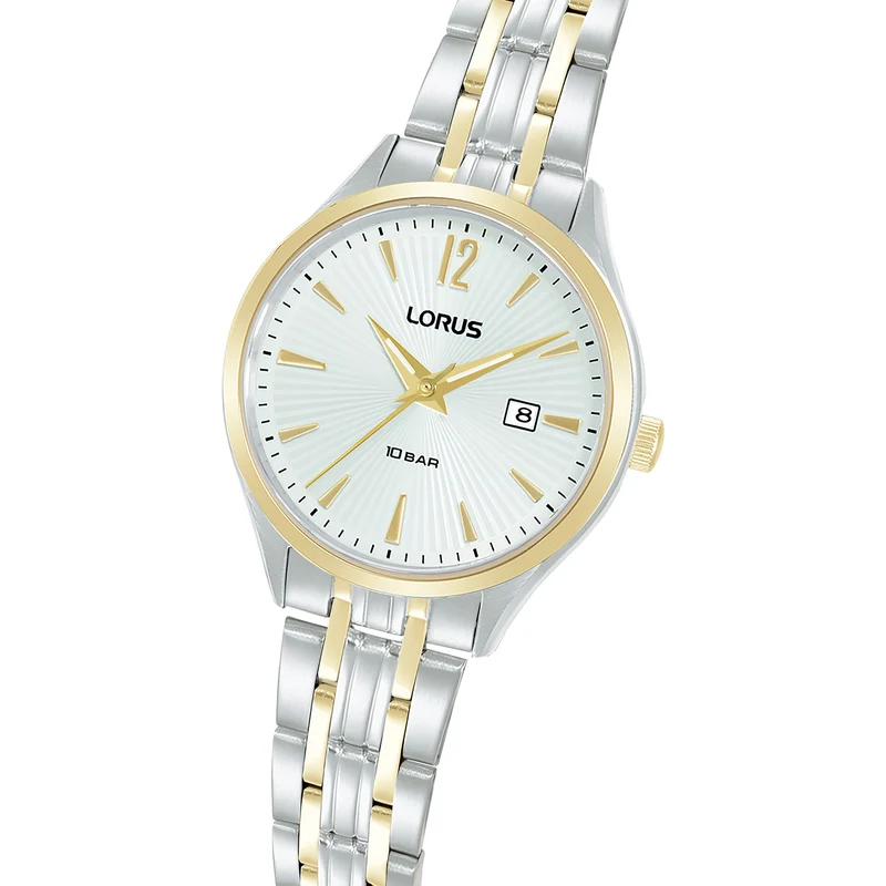 Lorus Classic RJ202CX9 Damen Armbanduhr • Mineralglas • Edelstahlarmband