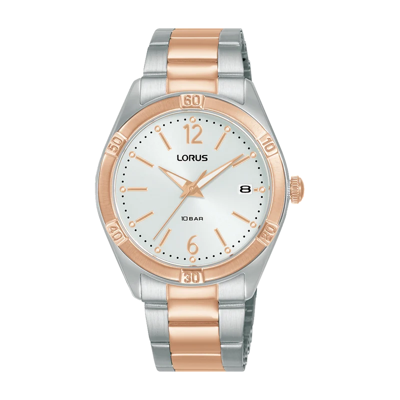 Lorus RH982QX9 Damenuhr Weiß • Mineralglas • Edelstahlarmband