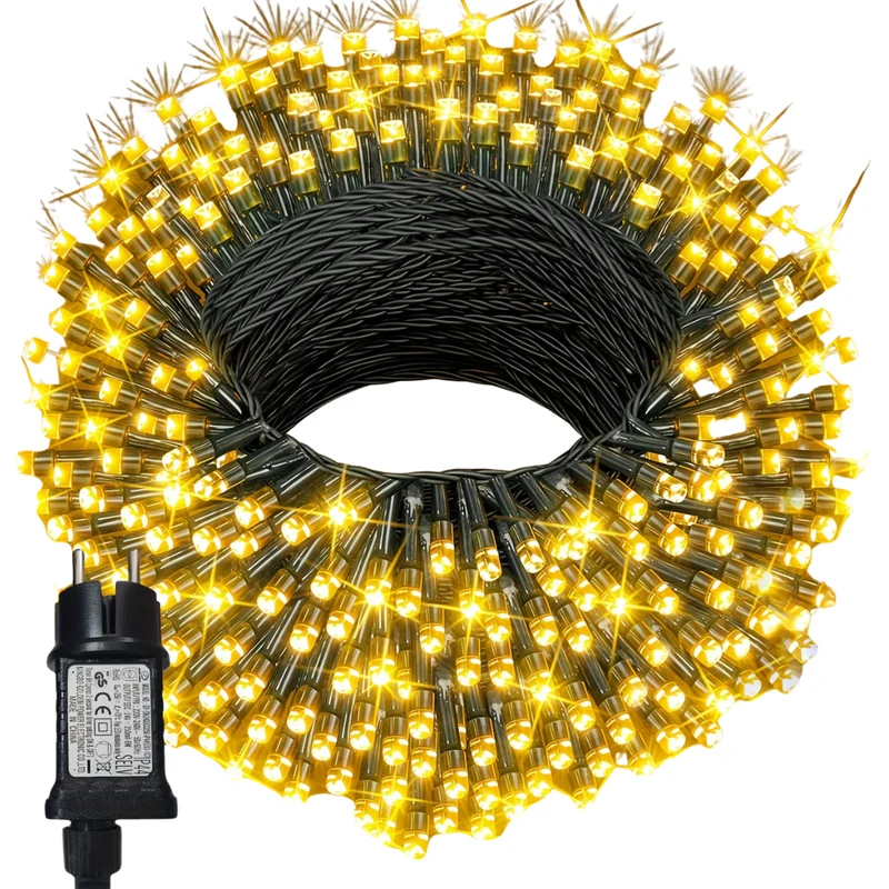LED Lichtsnoer Outdoor IP44 Waterdicht met Warm Licht voor Tuin Terras Balkon Feestverlichting Sfeervol | Sansoti