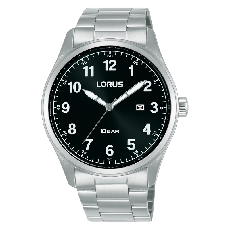 Lorus Sport RH971SX9 Herren Armbanduhr • Mineralglas • Edelstahlarmband
