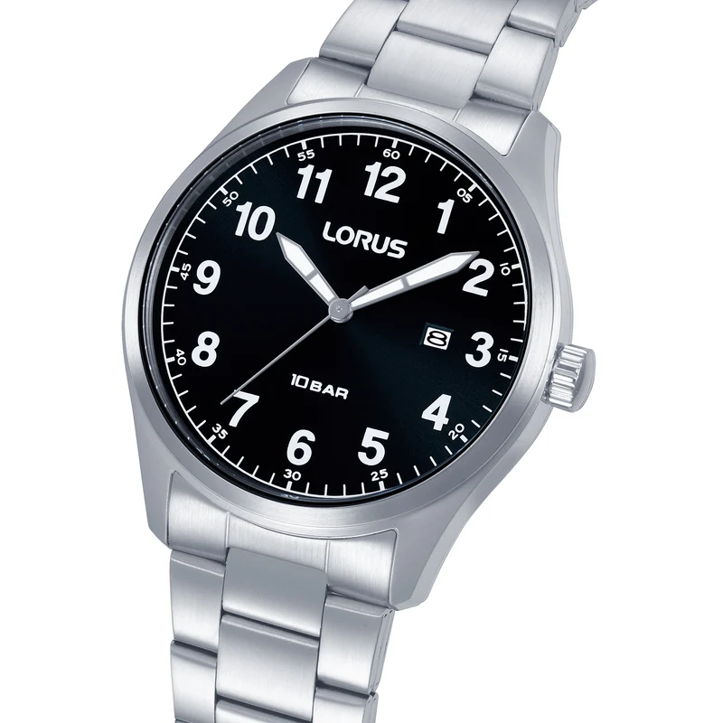 Lorus Sport RH971SX9 Herren Armbanduhr • Mineralglas • Edelstahlarmband