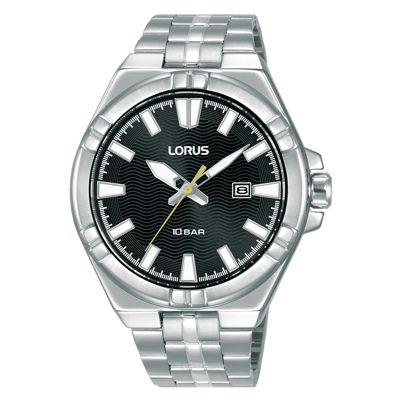 Lorus Classic RH971RX9 Herren Armbanduhr • Mineralglas • Edelstahlarmband