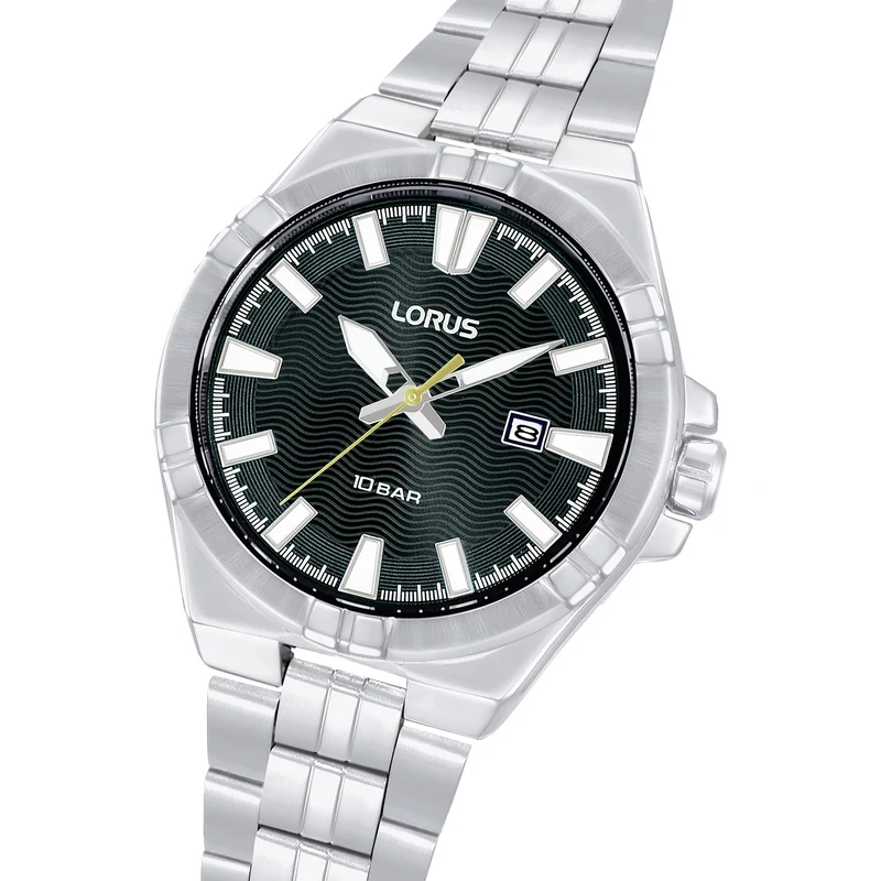 Lorus Classic RH971RX9 Herren Armbanduhr • Mineralglas • Edelstahlarmband