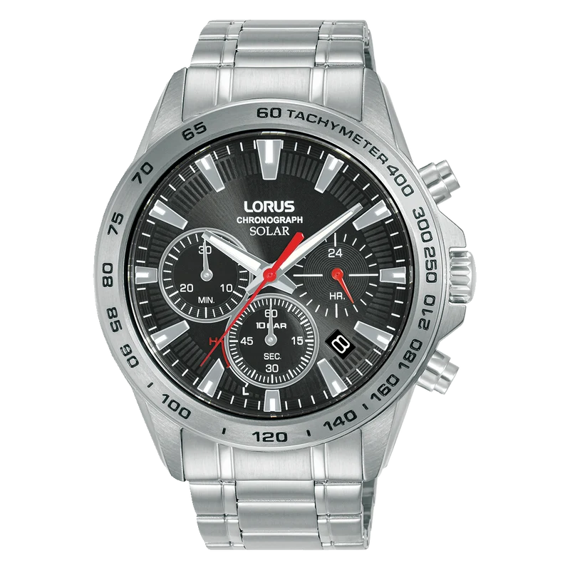 Lorus Sports RZ501AX9 Herrenuhr • Solar Chronograph • Mineralglas