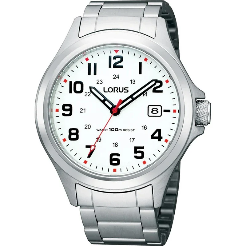 Lorus Classic RXH03IX5 Herren Armbanduhr • Mineralglas • Datumsanzeige
