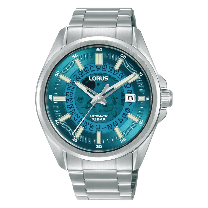 Lorus Classic RU405AX9 Herren Armbanduhr Blau • Automatikwerk • Mineralglas