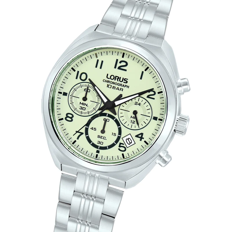 Lorus Sports RT393KX9 Herrenuhr Chronograph • Mineralglas • 10 bar wasserdicht
