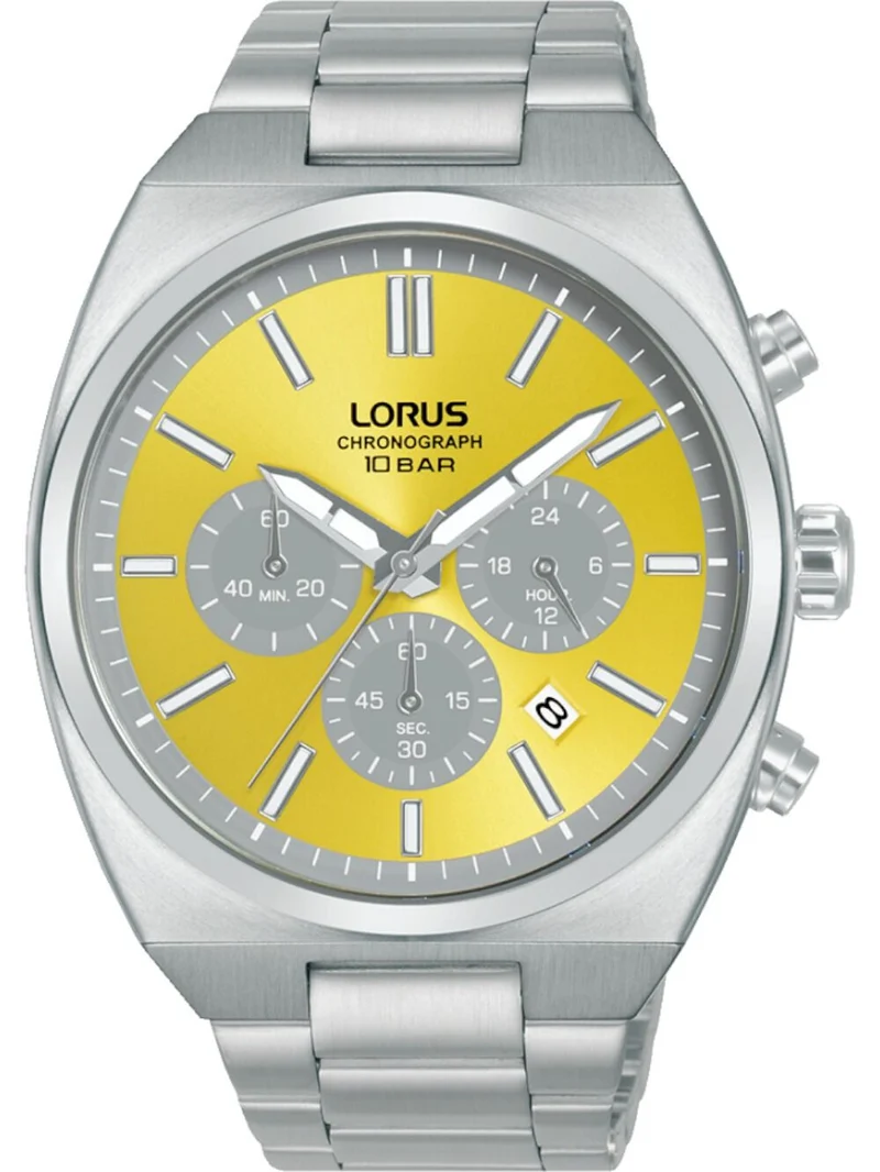 Lorus RT367KX9 Herren Armbanduhr Goldfarben • Chronograph • Mineralglas