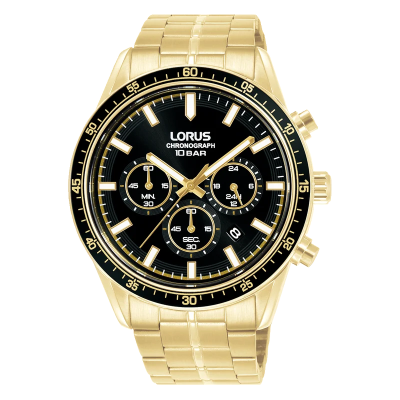 Lorus Sport RT350LX9 Herren Armbanduhr • Chronograph • Mineralglas