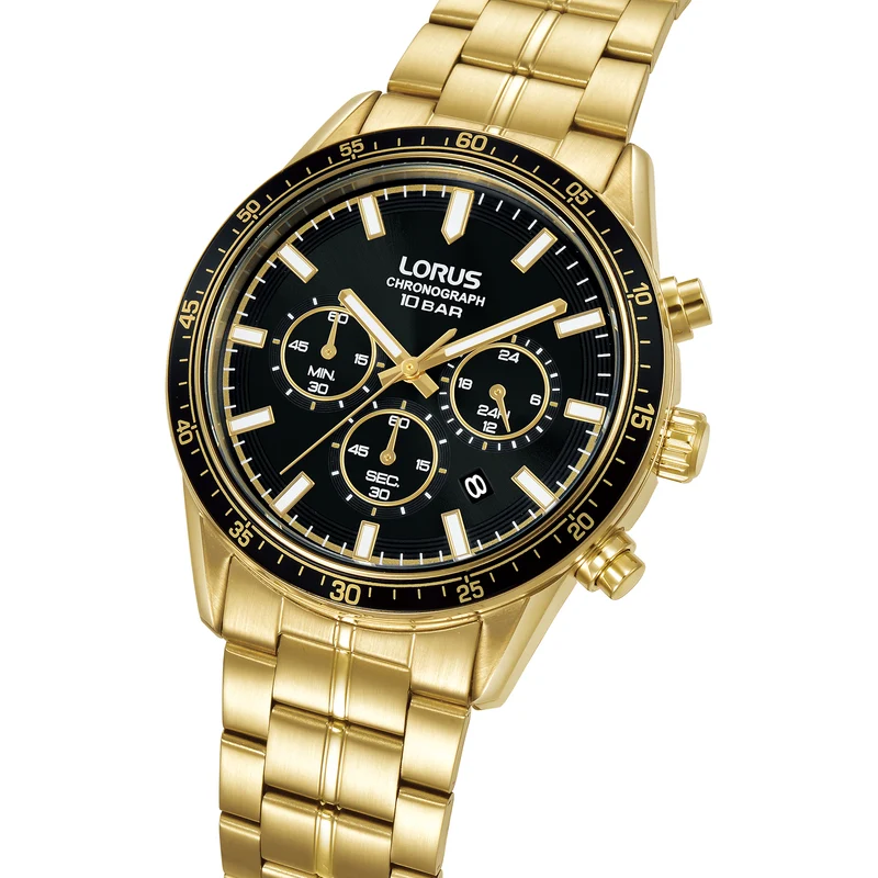 Lorus Sport RT350LX9 Herren Armbanduhr • Chronograph • Mineralglas