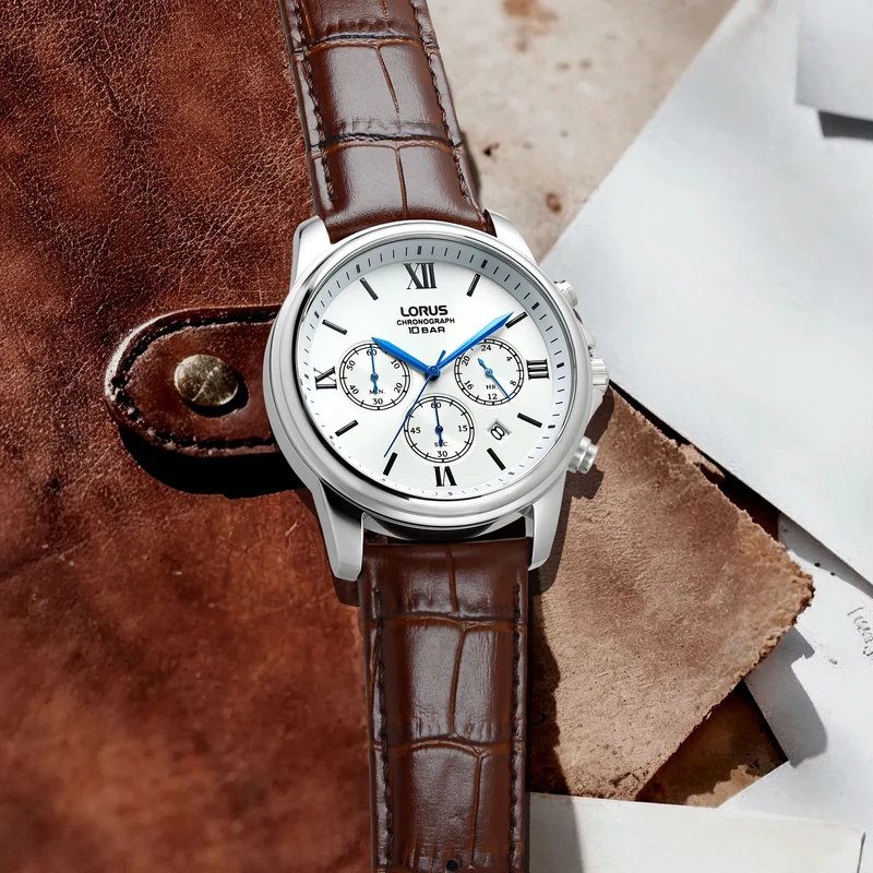 Lorus Classic RT343LX9 Herren Armbanduhr • Chronograph • Mineralglas
