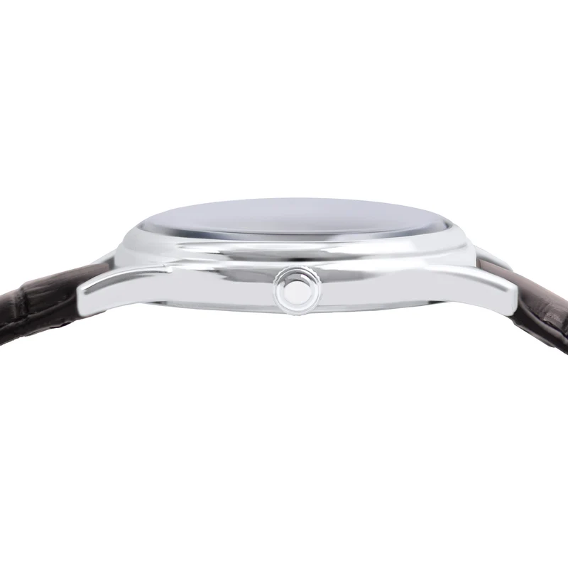 Lorus Classic RS997DX9 Herrenuhr Dunkelgrün • Mineralglas • Dunkelbraunes Lederarmband
