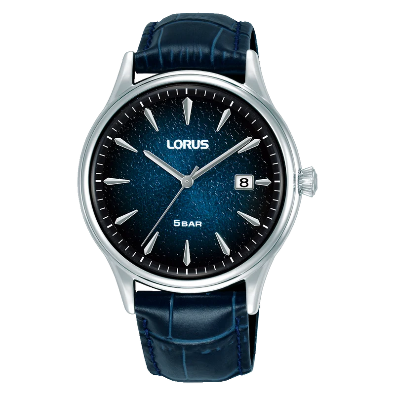 Lorus Classic RS995DX9 Herrenuhr Dunkelblau • Mineralglas • Quarzwerk