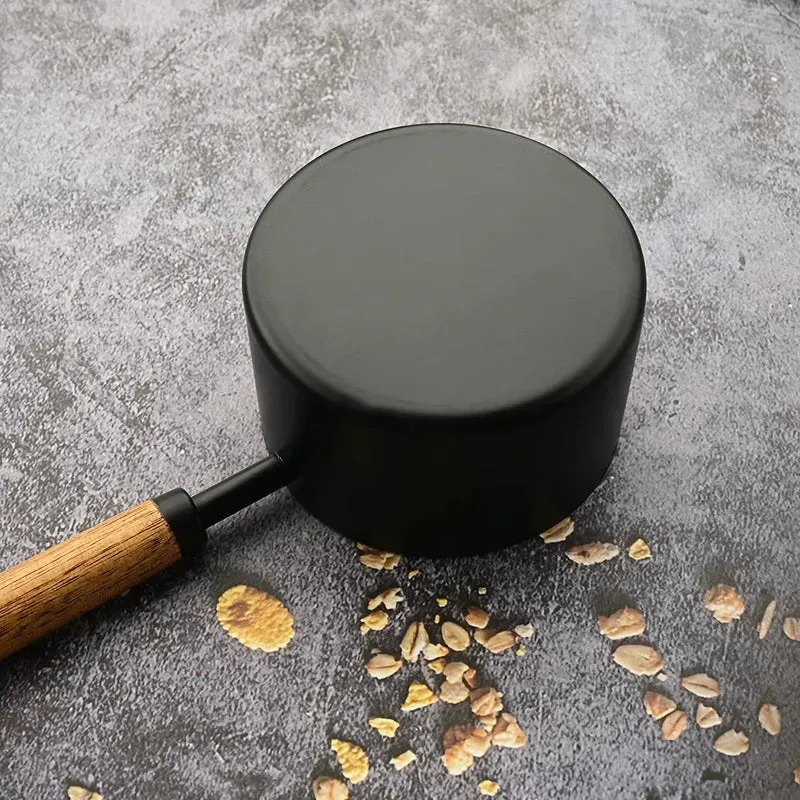 Rustiek Edelstalen Maatlepelset 8-Delig met Houten Handgrepen voor Keuken en Bakken | Sansoti