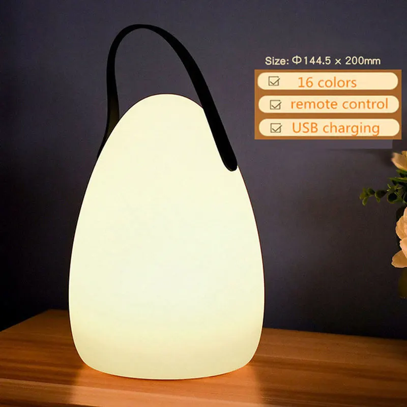 Draadloze Outdoor LED Lamp met Afstandsbediening en Timer - Waterdicht Sfeerverlichting met 8 Kleuren voor Terras en Tuin | Sansoti