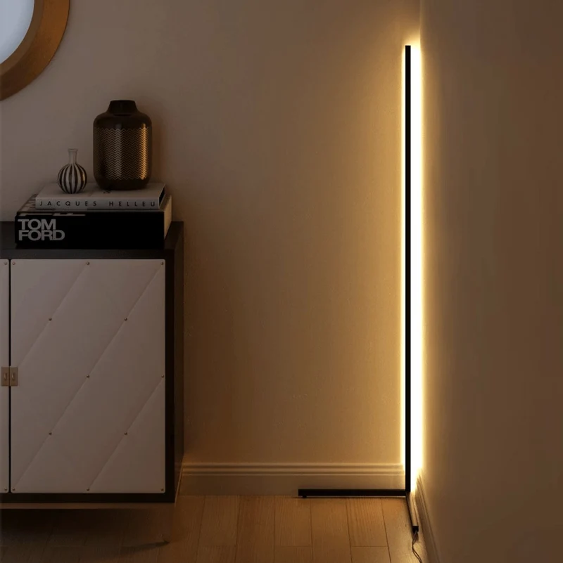 Moderne LED Vloerlamp met RGB Kleuren en Afstandsbediening voor Sfeervolle Verlichting | Sansoti
