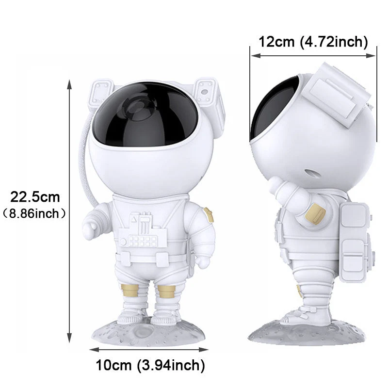 Astronaut Sterrenprojector LED Ruimtevaart Nachtlampje met Afstandsbediening en Timer | Sansoti
