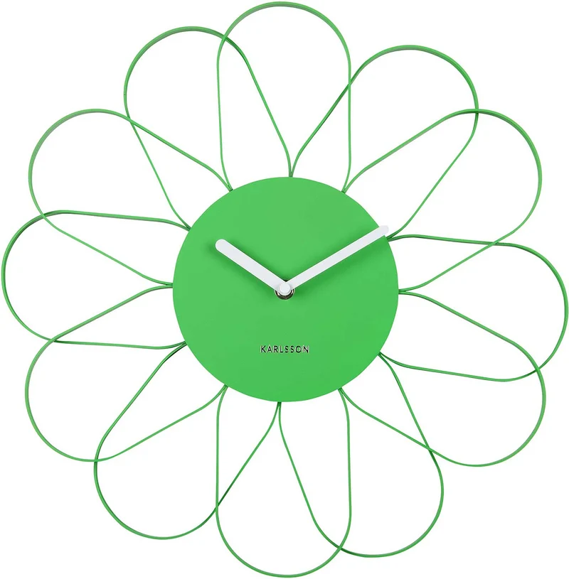 Karlsson Wanduhr 40x40x2,5 cm Eisen • Minimalistisches Design • Präzises Quarzwerk