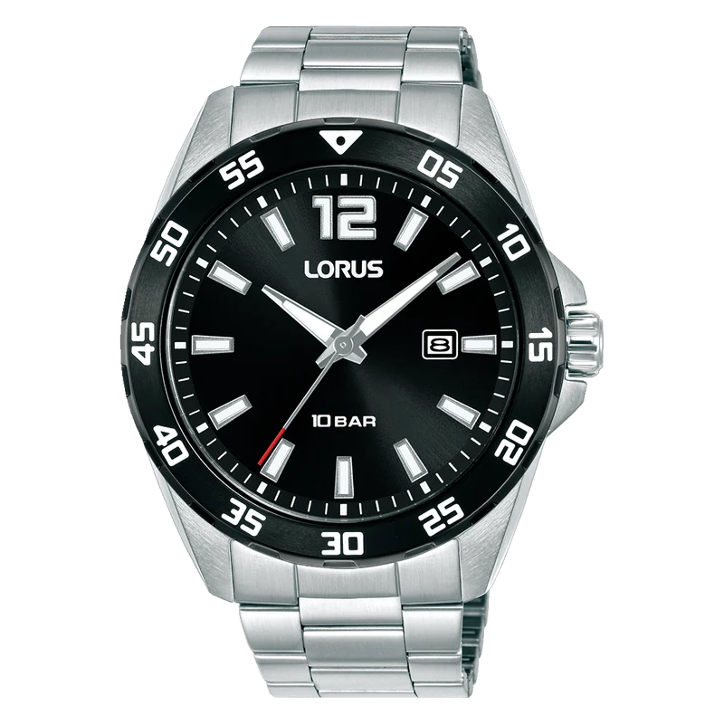Lorus Sport RH935SX9 Herren Armbanduhr • Mineralglas • Verschraubte Krone