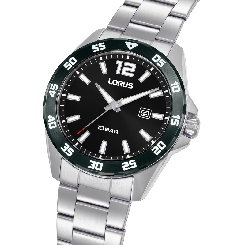 Lorus Sport RH935SX9 Herren Armbanduhr • Mineralglas • Verschraubte Krone