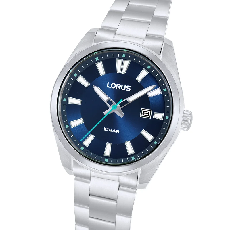 Lorus Classic RH919SX9 Herren Armbanduhr • Mineralglas • Edelstahlarmband