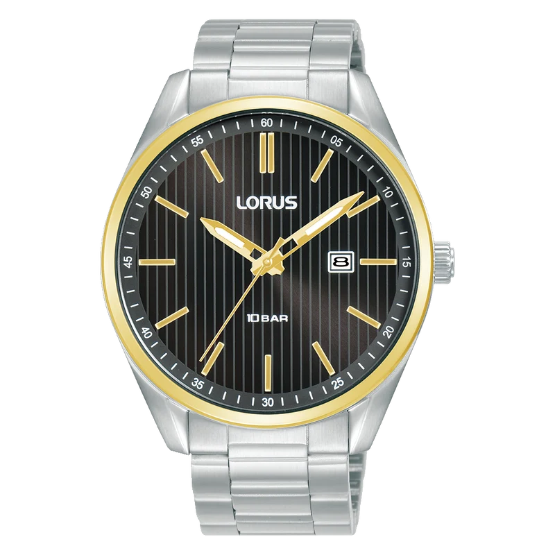 Lorus Sports RH918QX9 Herren Armbanduhr Schwarz • Mineralglas • 10 bar wasserdicht
