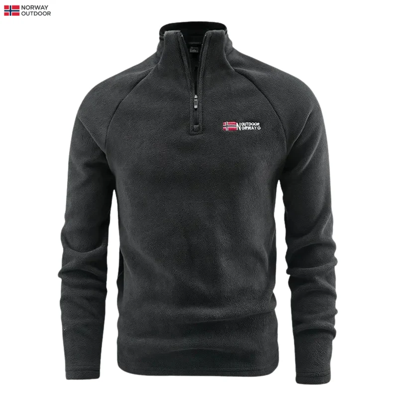 Fleece Trui Heren Warm Lichtgewicht Zachte Regular Fit Vrijetijdskleding Winter Herfst Ademend Comfortabel | Sansoti
