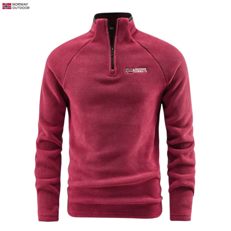 Fleece Trui Heren Warm Lichtgewicht Zachte Regular Fit Vrijetijdskleding Winter Herfst Ademend Comfortabel | Sansoti