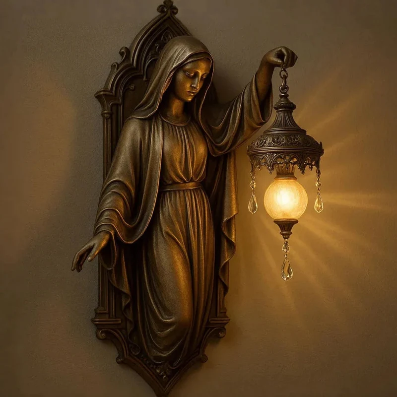 Sculptuurwandlamp Mythologische Figuren – Handafgewerkt met Sfeerlicht voor Sfeervolle Woonkamer en Slaapkamer | Sansoti