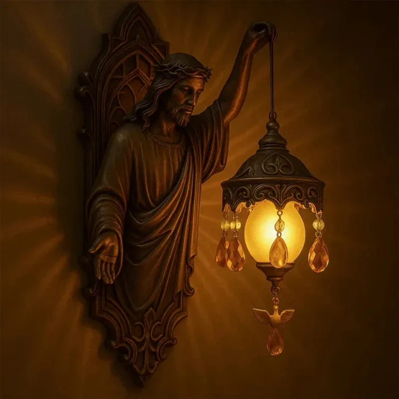 Sculptuurwandlamp Mythologische Figuren – Handafgewerkt met Sfeerlicht voor Sfeervolle Woonkamer en Slaapkamer | Sansoti