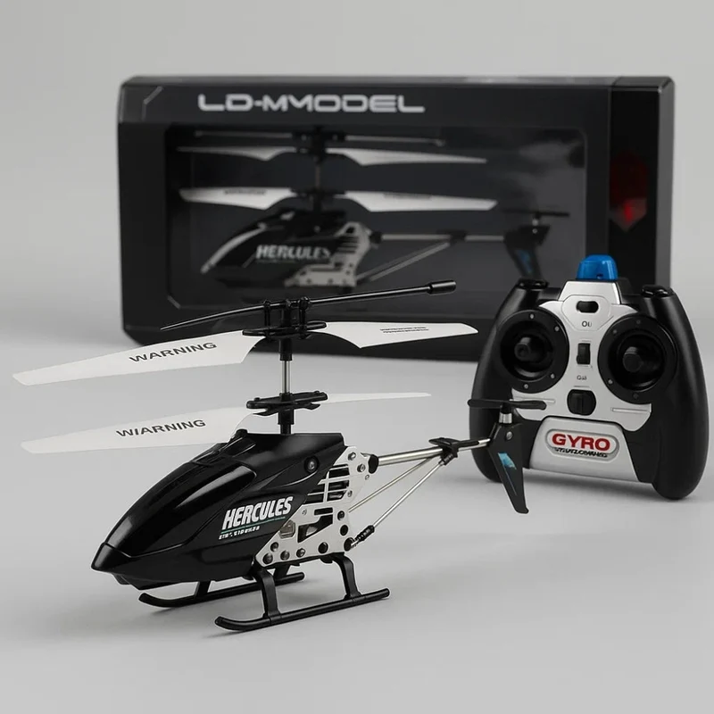 Bestuurbare RC Helikopter 3.5 Kanalen Infrarood met Gyroscoop Binnen Crimson Rood | Sansoti