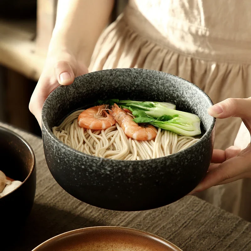 Keramische Kommenset 4-Delig – Moderne Ambachtelijke Schalen voor Soep, Ramen en Salade | Sansoti