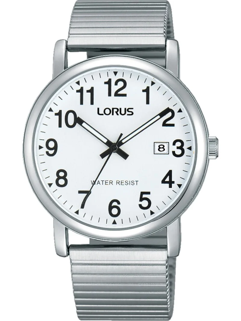 Lorus Classic RG859CX5 Herren Armbanduhr • Mineralglas • Edelstahlarmband