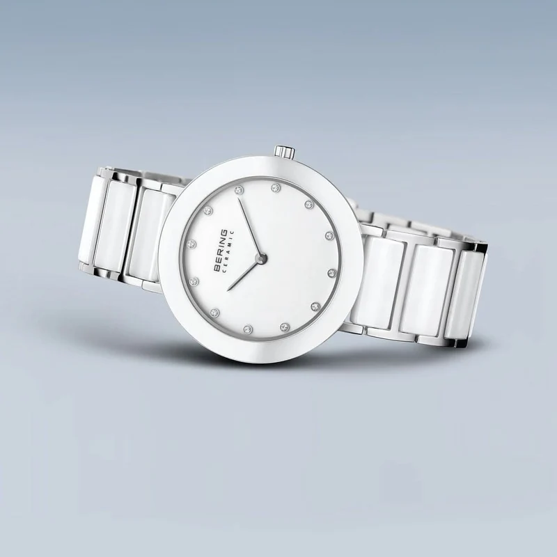 Bering Ceramic 30434-754 Damenuhr • Kratzfestes Saphirglas • High-Tech Keramik