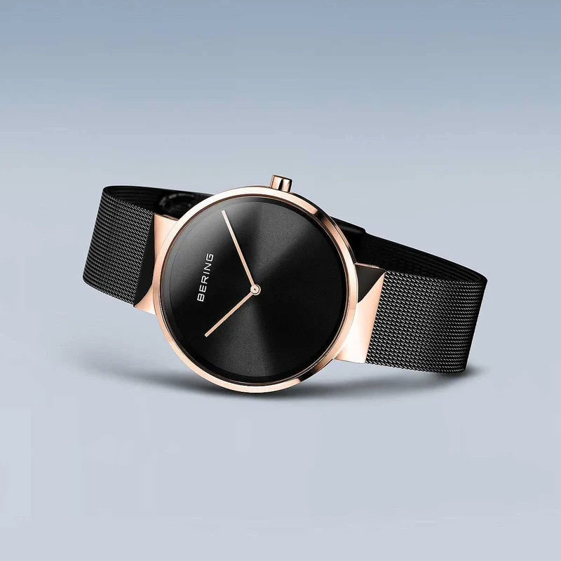 Bering Classic 14539-166 Uhr • Kratzfestes Saphirglas • Feines Milanaise-Armband