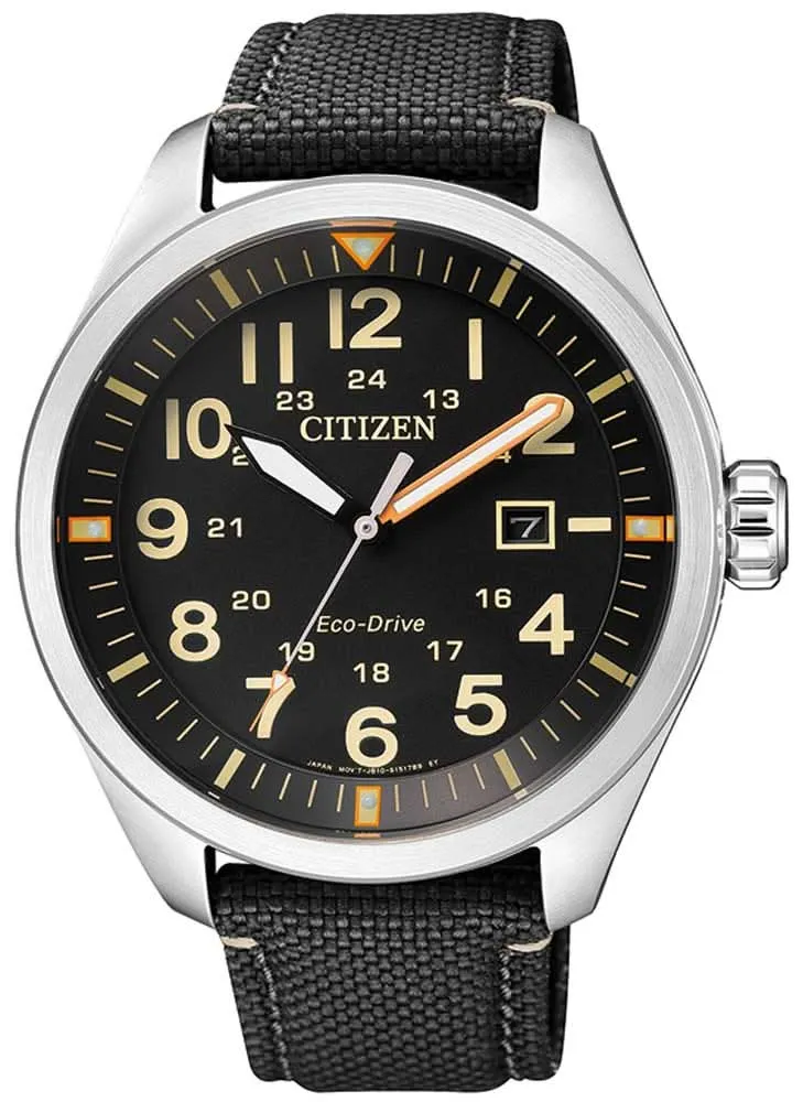 Citizen AW5000-24E Herrenuhr • Eco-Drive Solar • Textilband