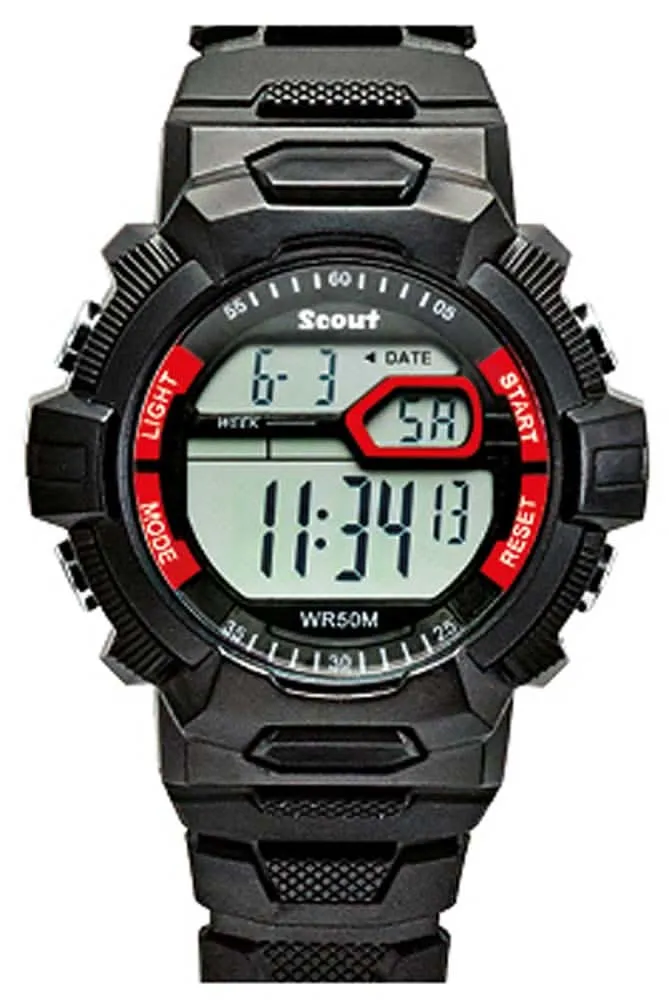 Scout The Digi 280308000 Kinderuhr • Digitale Funktionen • 5 Bar Wasserdicht
