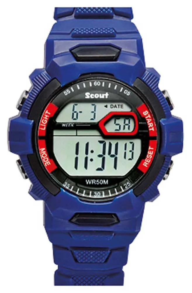 Scout The Digi 308001 Kinderuhr • Digitalanzeige • 5 ATM