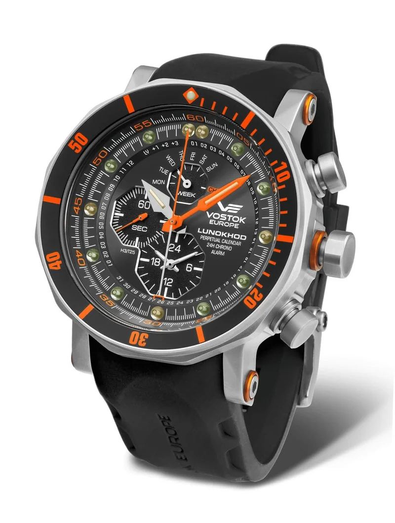 Vostok Europe Lunokhod-2 YM86-620A506 Herrenuhr • Tritium-Beleuchtung • 20 ATM