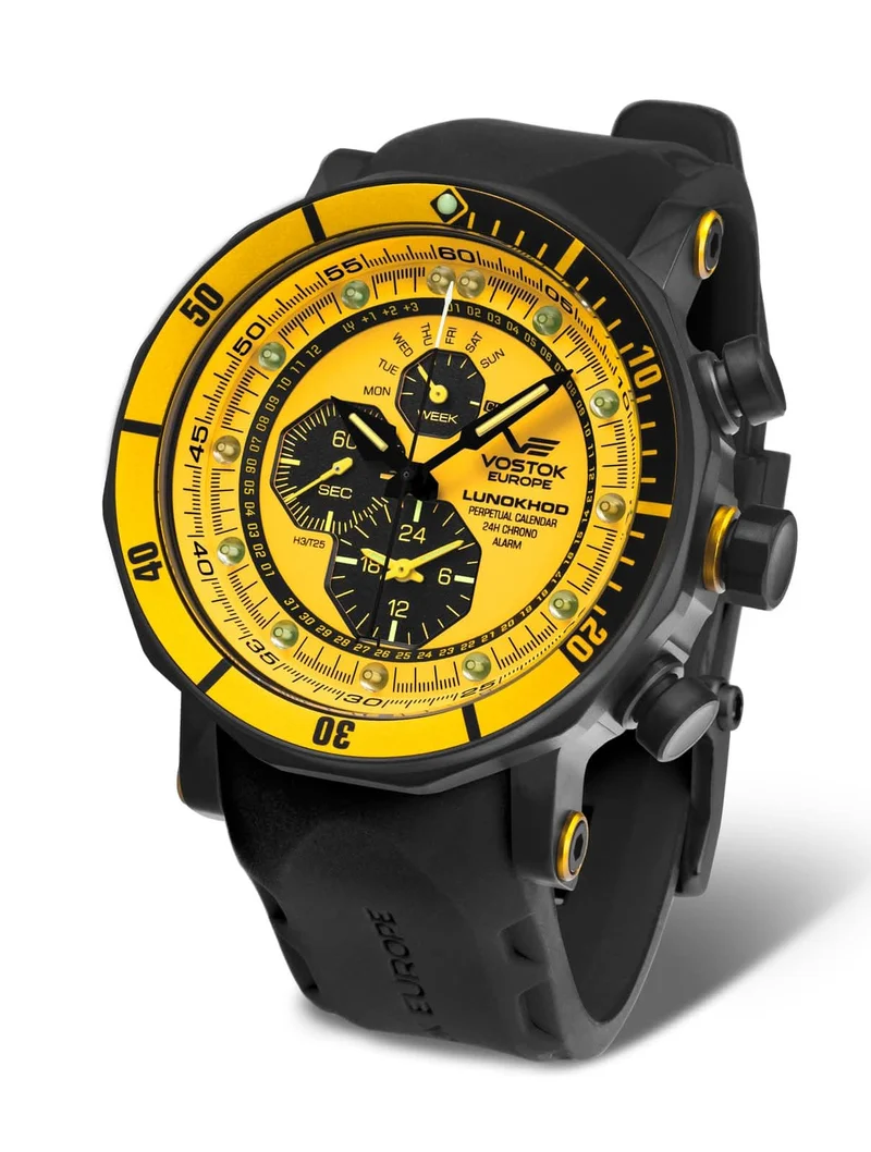 Vostok Europe Lunokhod-2 YM86-620C504 Herrenuhr • Tritium • 30 ATM